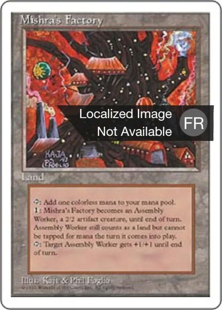 Usine de Mishra — Fourth Edition — Magic: The Gathering