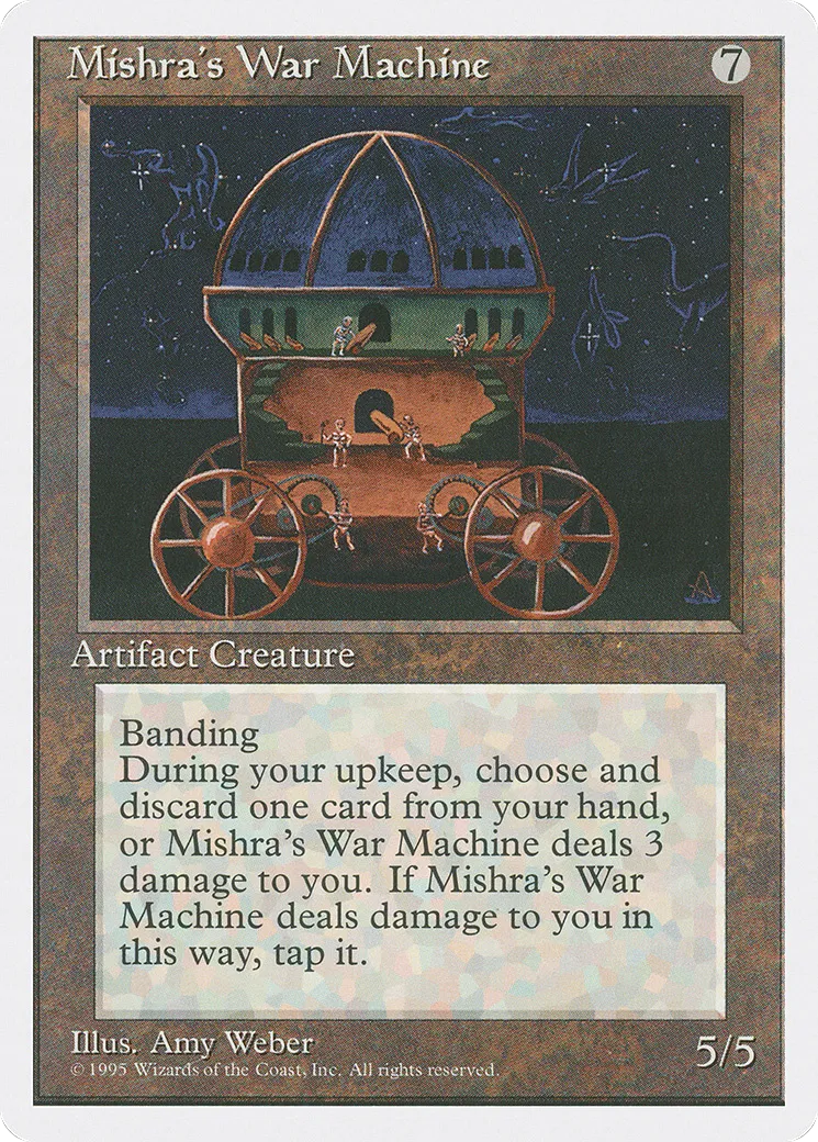 Mishra's War Machine — Fourth Edition — Magic: The Gathering