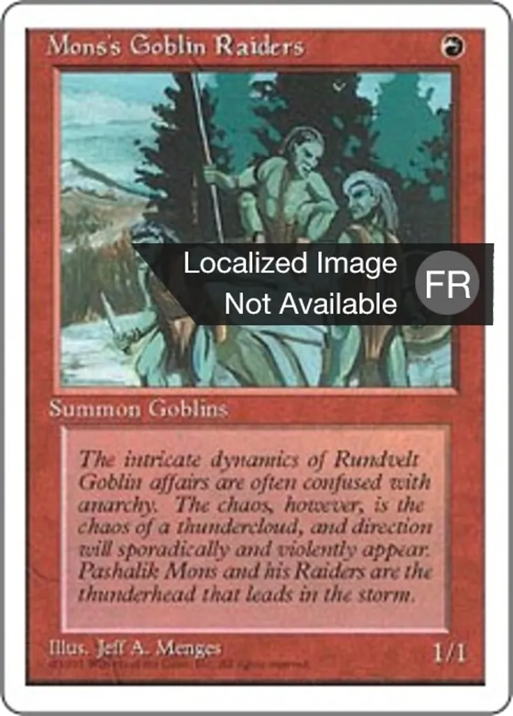 Pillards gobelins de Mons — Fourth Edition — Magic: The Gathering