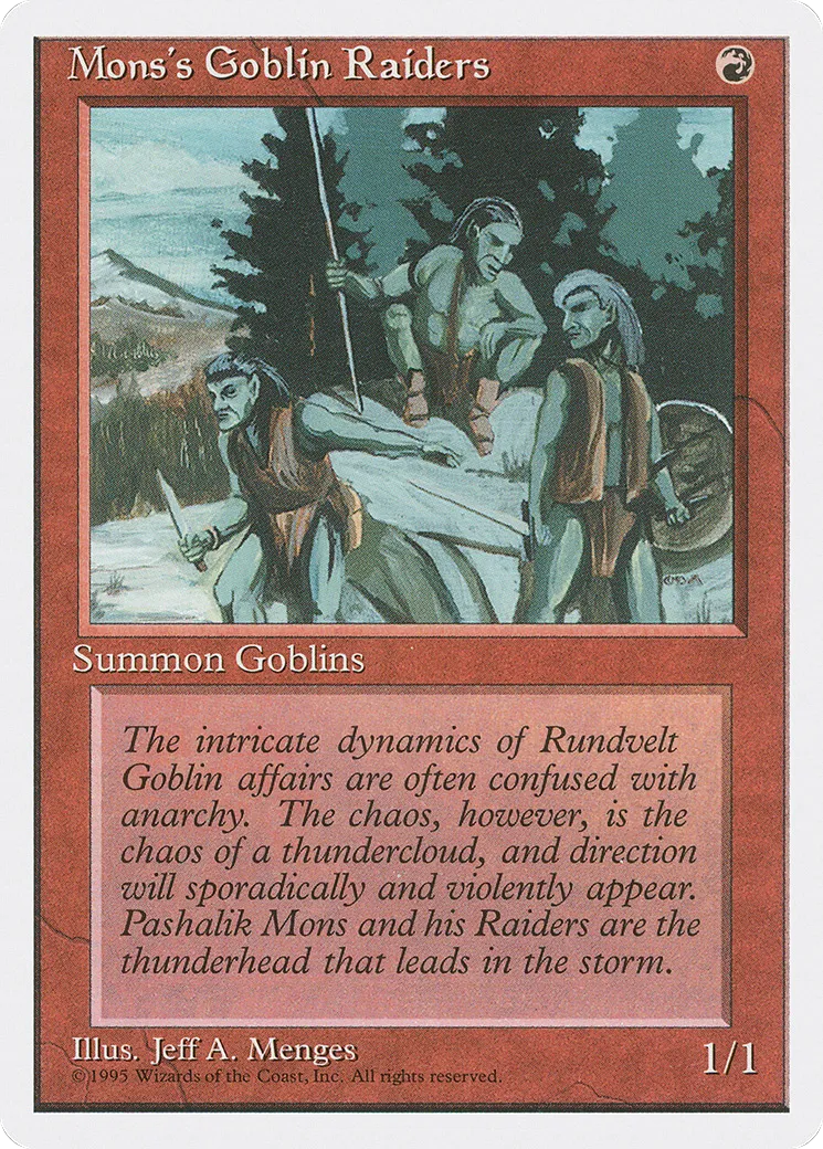 Pillards gobelins de Mons — Fourth Edition — Magic: The Gathering