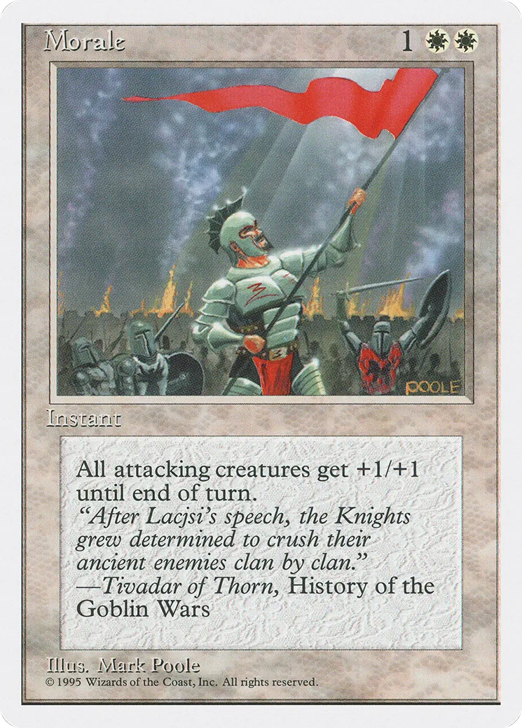Morale — Fourth Edition — Magic: The Gathering