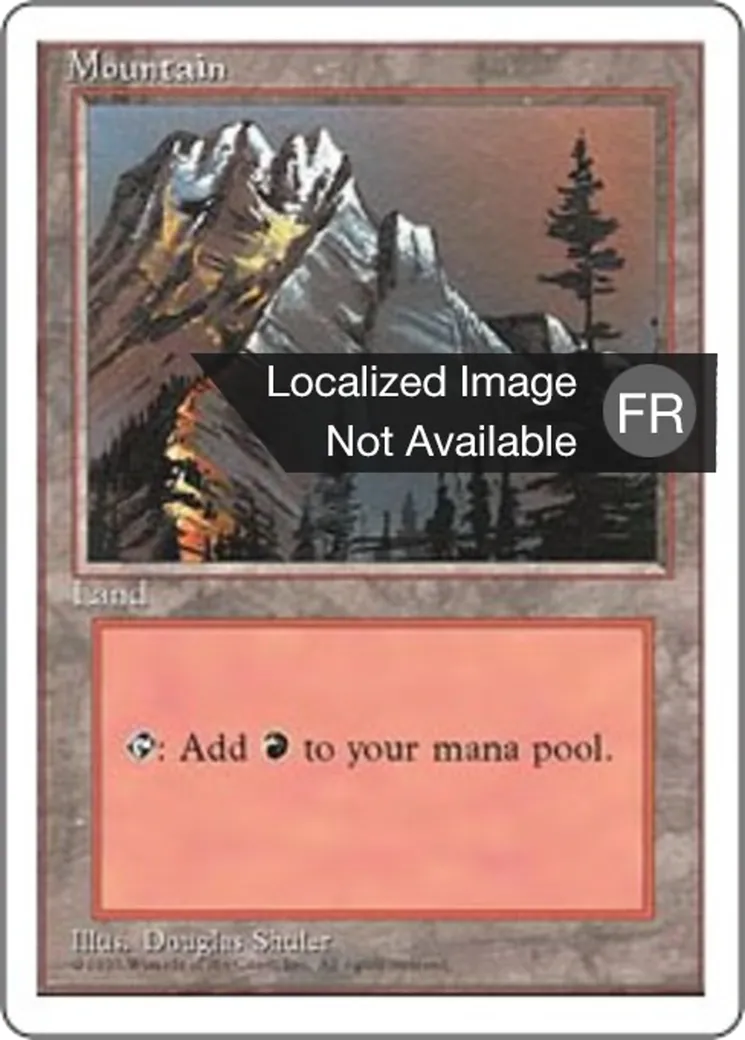 Montagne — Fourth Edition — Magic: The Gathering
