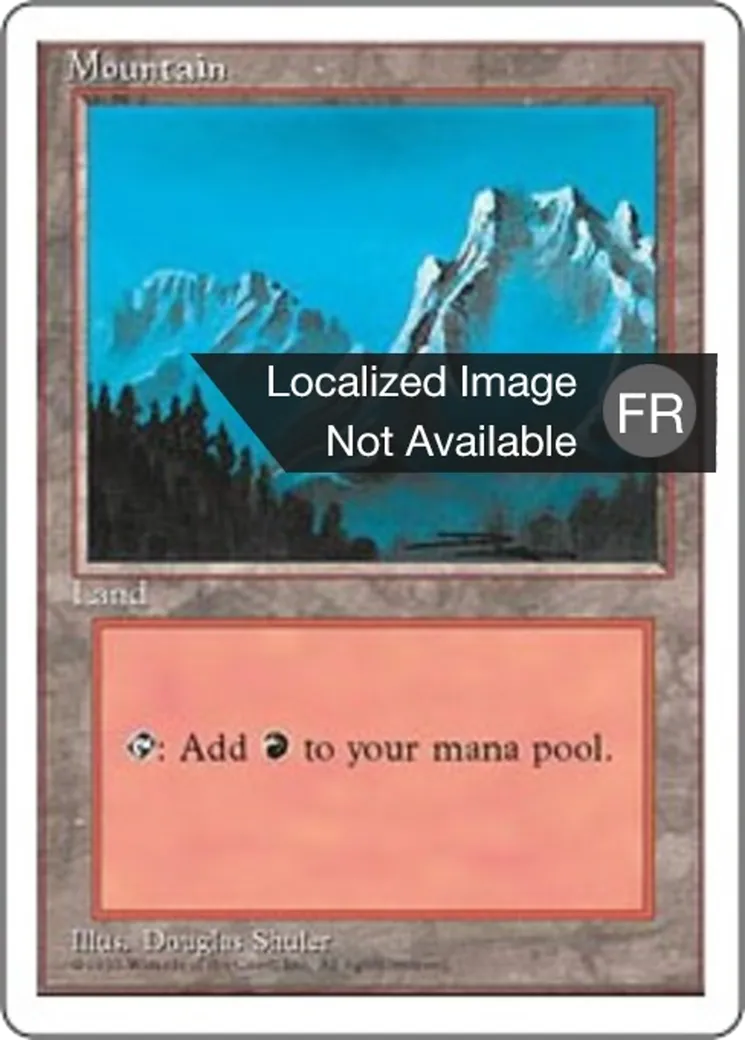 Montagne — Fourth Edition — Magic: The Gathering