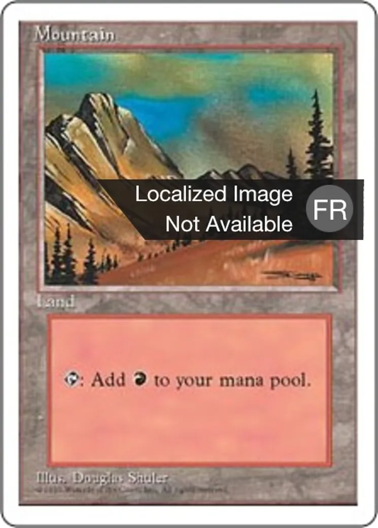 Montagne — Fourth Edition — Magic: The Gathering