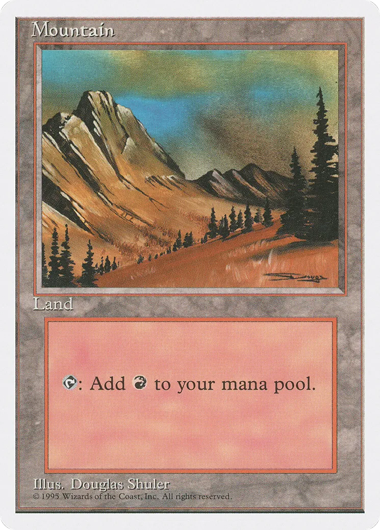 Montagne — Fourth Edition — Magic: The Gathering