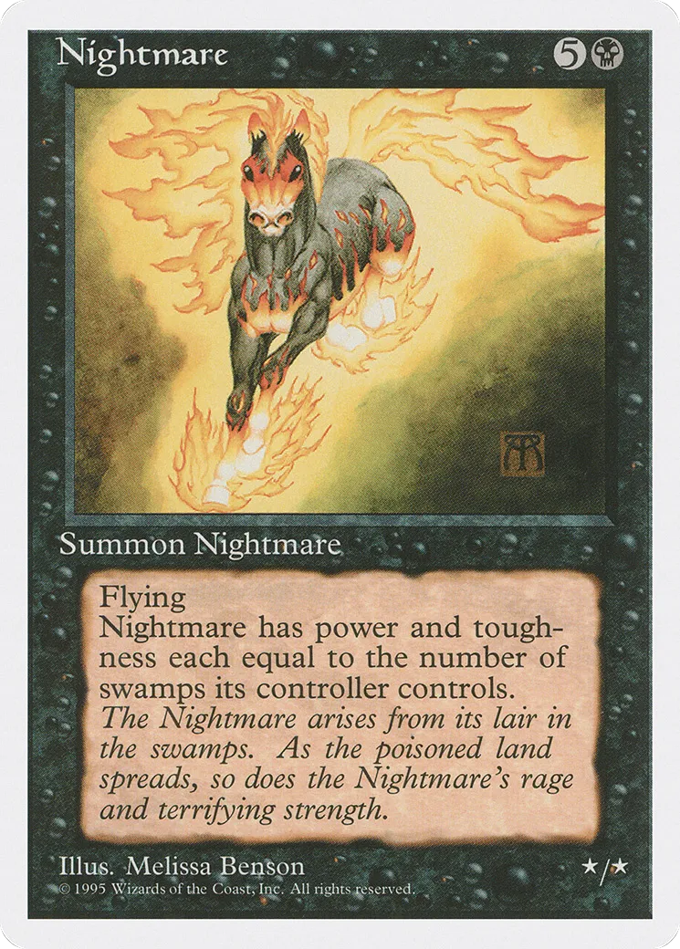 Nightmare from Fourth Edition - Magic: The Gathering