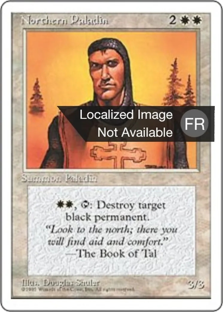 Paladin du Nord — Fourth Edition — Magic: The Gathering