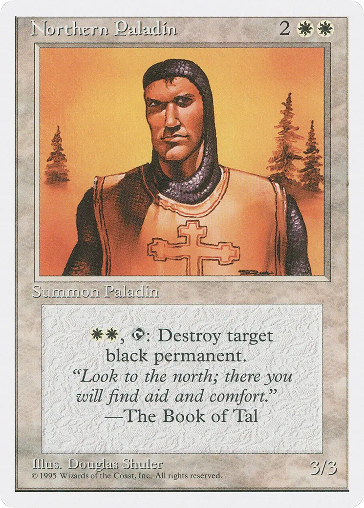 Northern Paladin — Fourth Edition — Magic: The Gathering