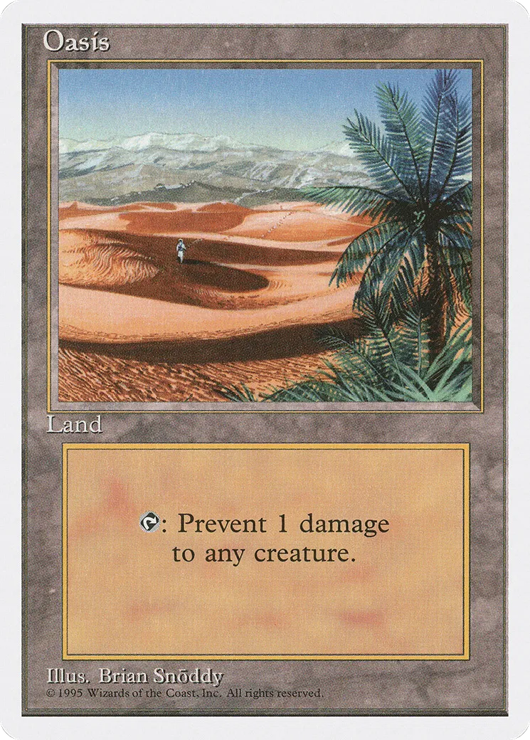 Oasis — Fourth Edition — Magic: The Gathering