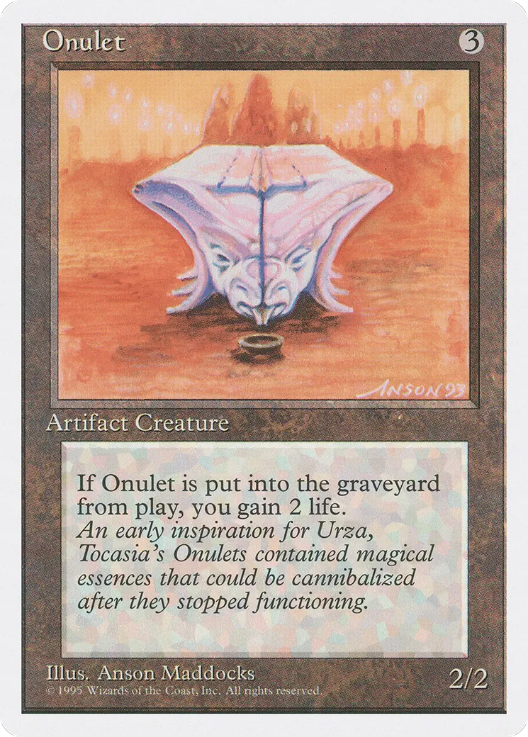 Onulet — Fourth Edition — Magic: The Gathering