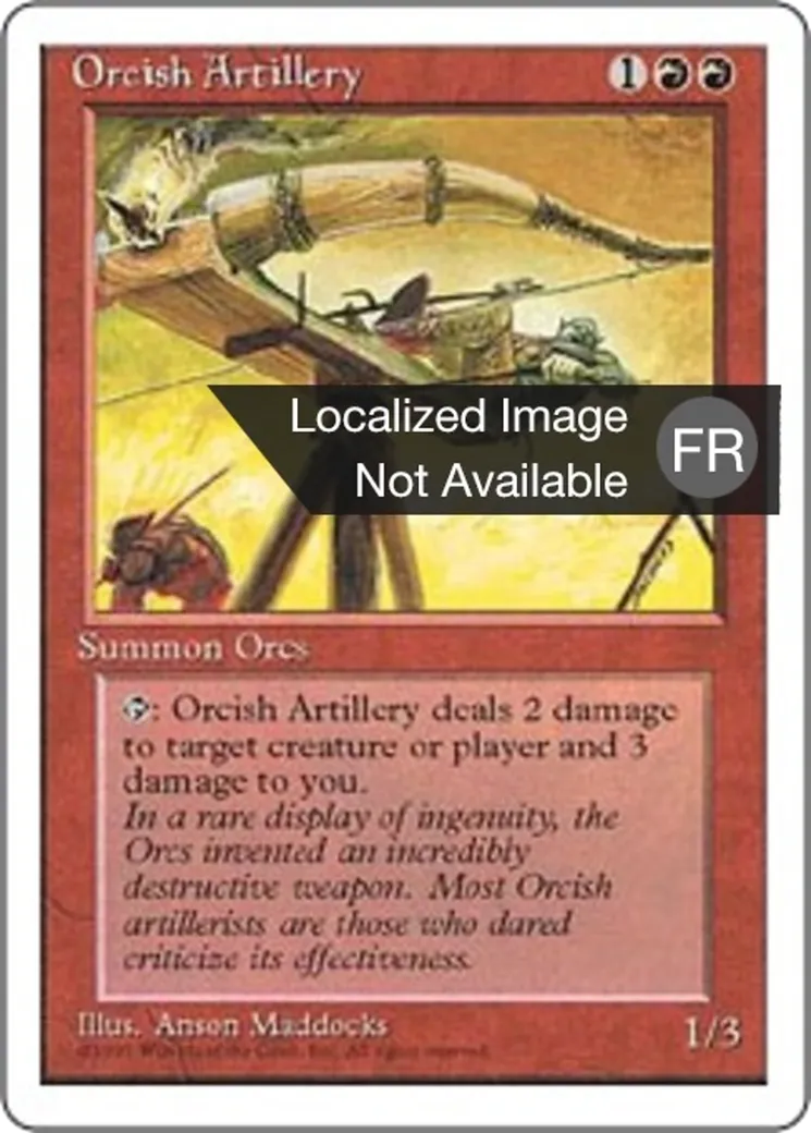 Artillerie orque — Fourth Edition — Magic: The Gathering