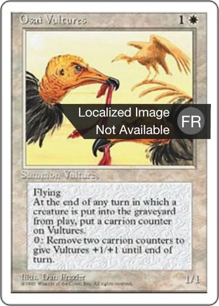 Vautour d'osai — Fourth Edition — Magic: The Gathering