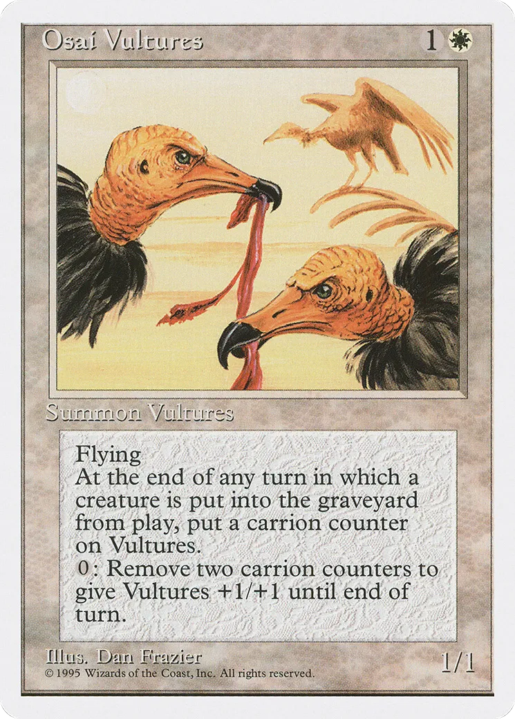 Osai Vultures — Fourth Edition — Magic: The Gathering