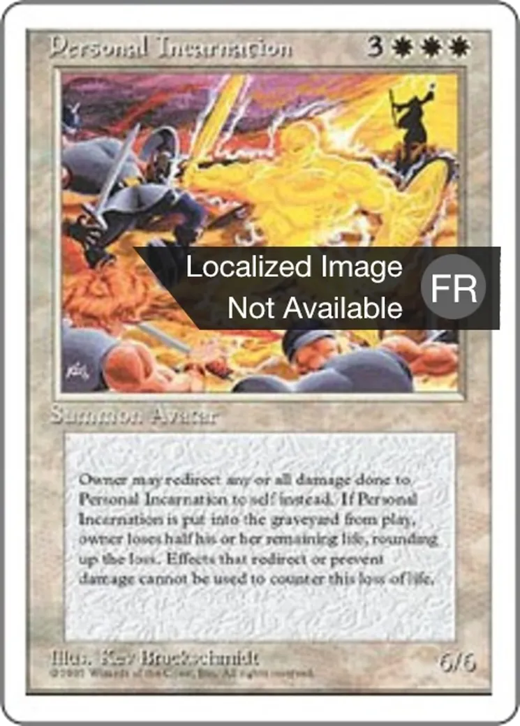 Incarnation personnelle — Fourth Edition — Magic: The Gathering