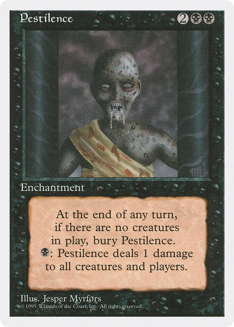 Peste — Fourth Edition — Magic: The Gathering