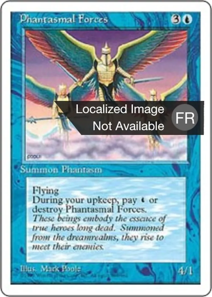 Forces phantasmatiques — Fourth Edition — Magic: The Gathering