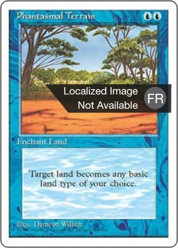 Terrain fantasmatique — Fourth Edition — Magic: The Gathering