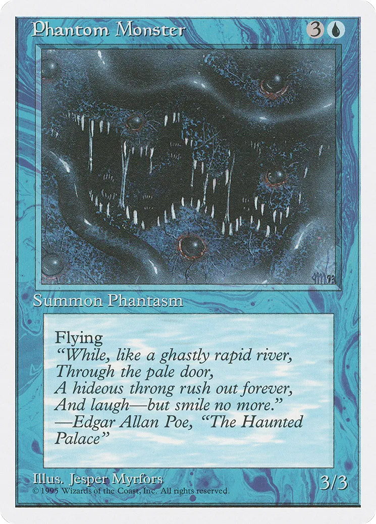 Phantom Monster — Fourth Edition — Magic: The Gathering