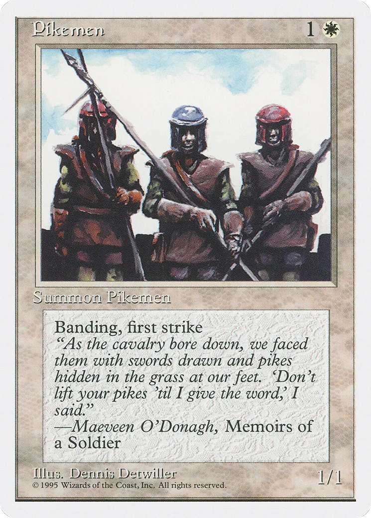 Piquiers — Fourth Edition — Magic: The Gathering