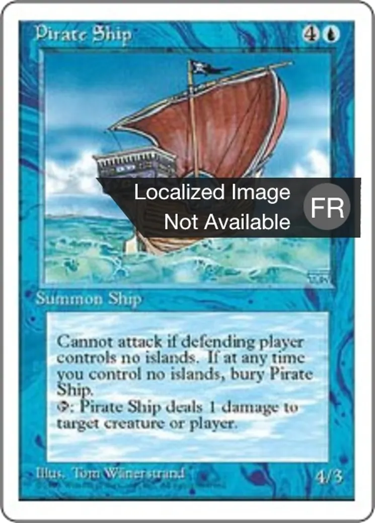 Navire pirate — Fourth Edition — Magic: The Gathering