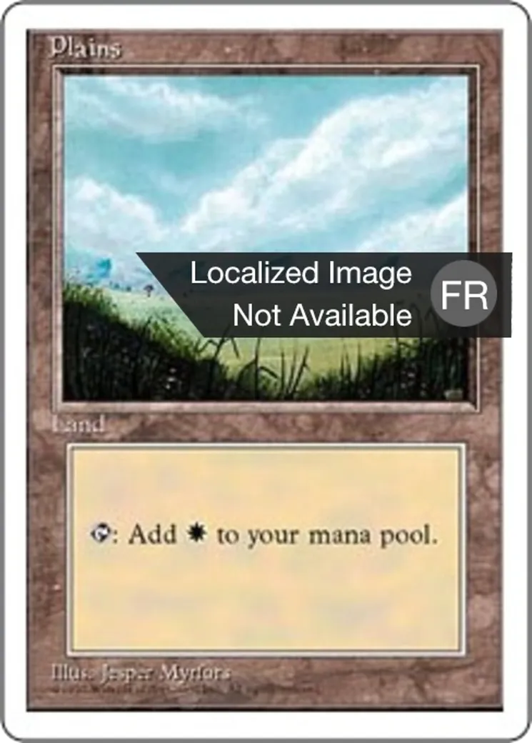 Plaine — Fourth Edition — Magic: The Gathering