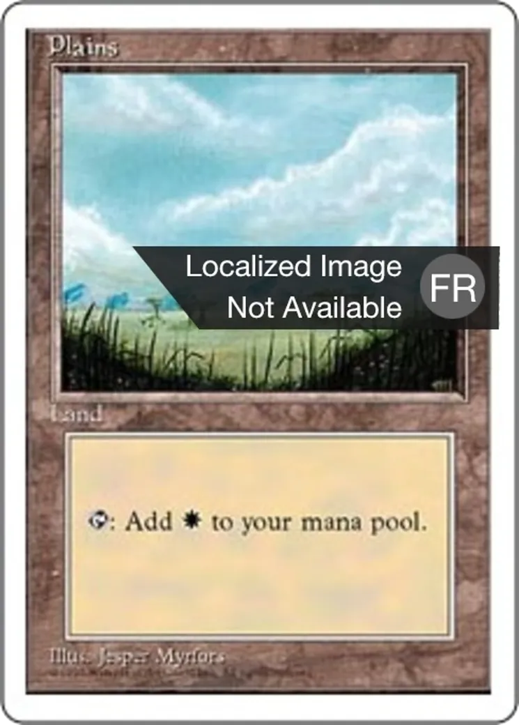 Plaine — Fourth Edition — Magic: The Gathering