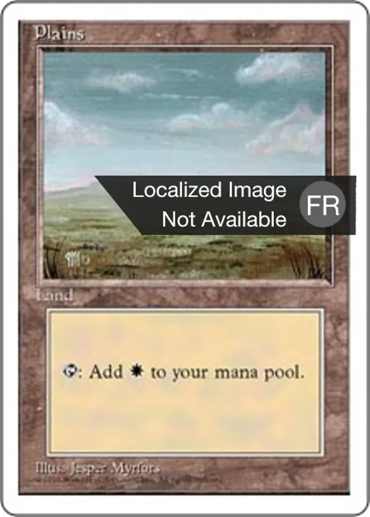 Plaine — Fourth Edition — Magic: The Gathering