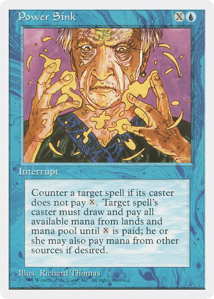 Siphon d'énergie — Fourth Edition — Magic: The Gathering