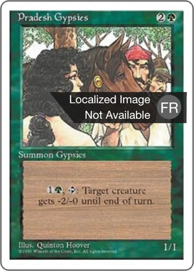 Bohémiens pradeshi — Fourth Edition — Magic: The Gathering