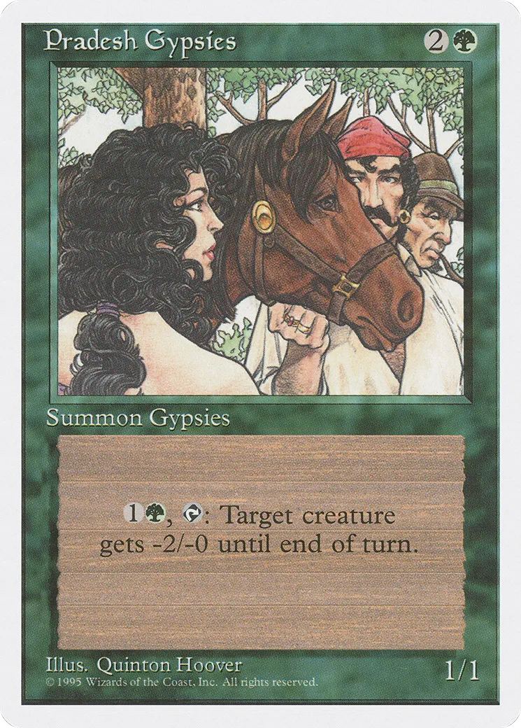 Pradesh Gypsies — Fourth Edition — Magic: The Gathering