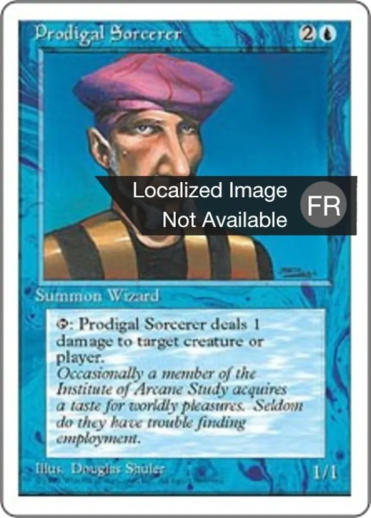 Sorcier sybarite — Fourth Edition — Magic: The Gathering