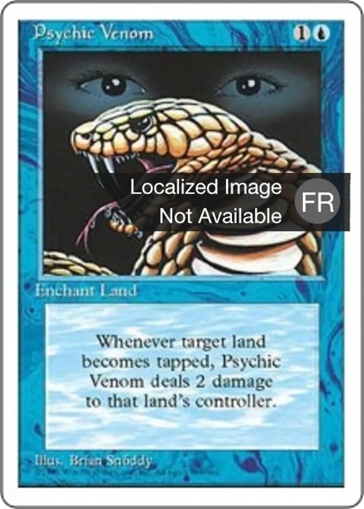 Venin psychique — Fourth Edition — Magic: The Gathering