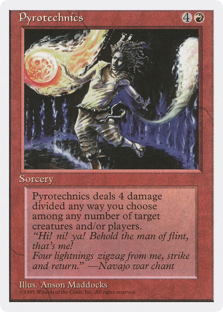 Pyrotechnie — Fourth Edition — Magic: The Gathering