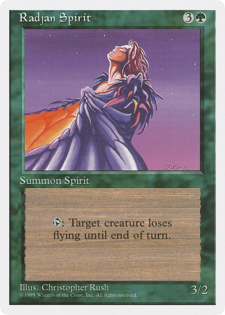 Esprit radjane — Fourth Edition — Magic: The Gathering