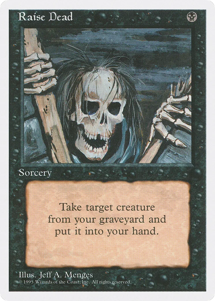 Raise Dead — Fourth Edition — Magic: The Gathering