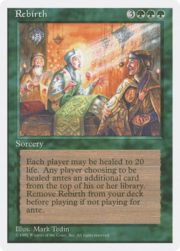 Rebirth — Fourth Edition — Magic: The Gathering