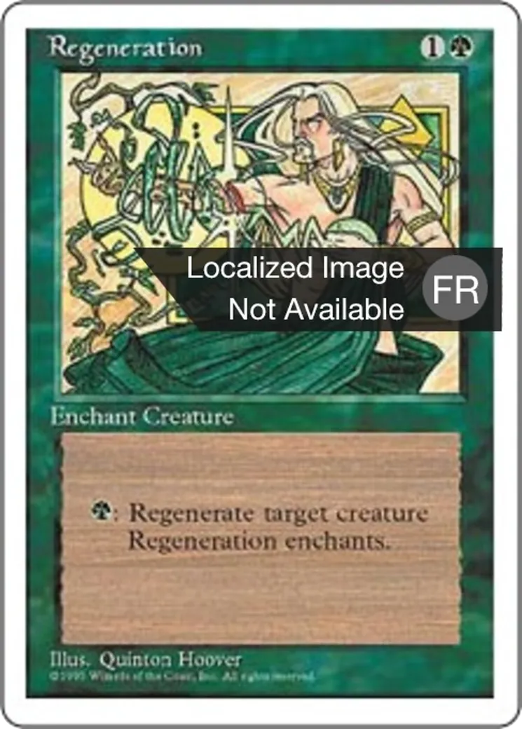 Régénération — Fourth Edition — Magic: The Gathering