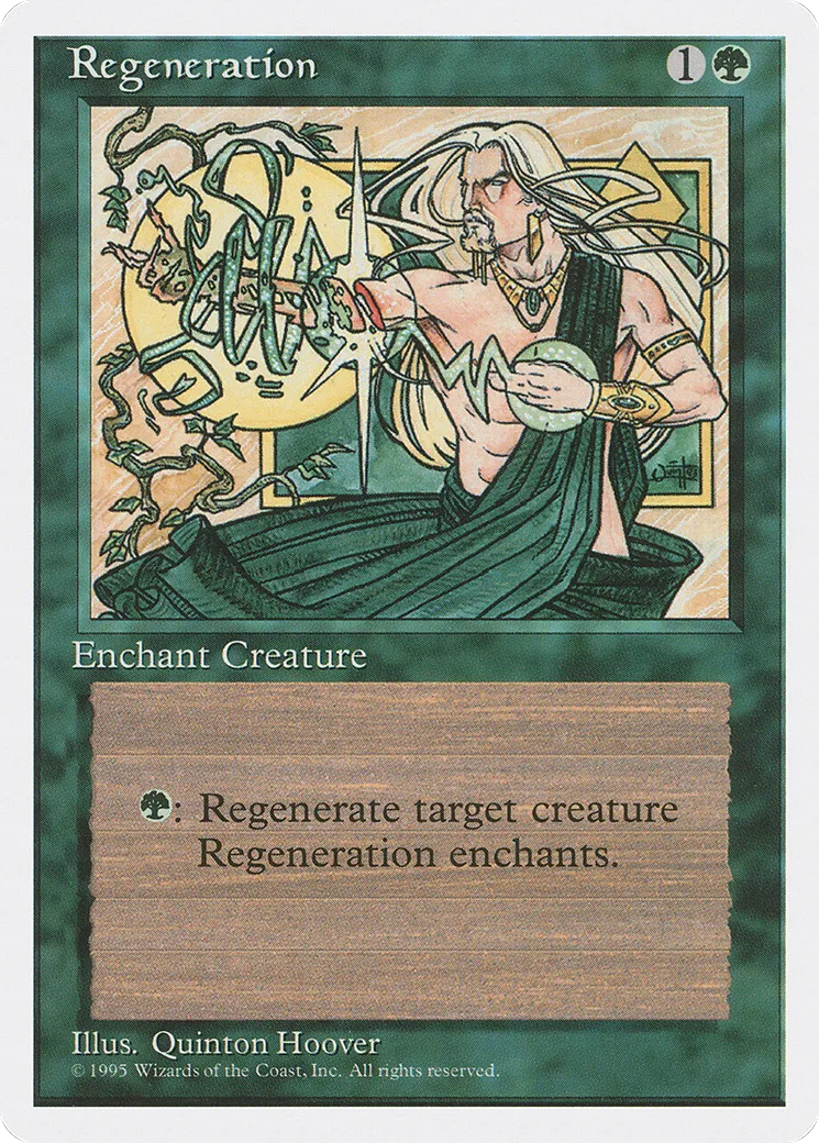 Régénération — Fourth Edition — Magic: The Gathering