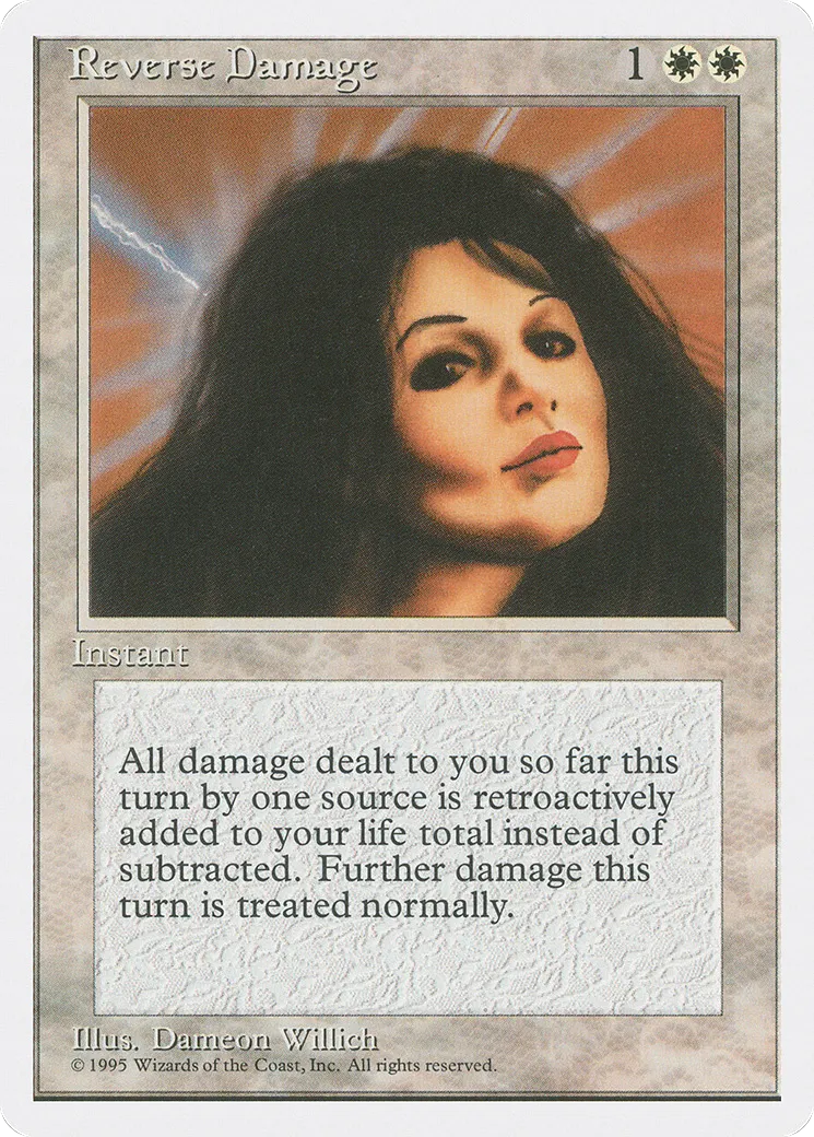 Reverse Damage from Fourth Edition - Magic: The Gathering