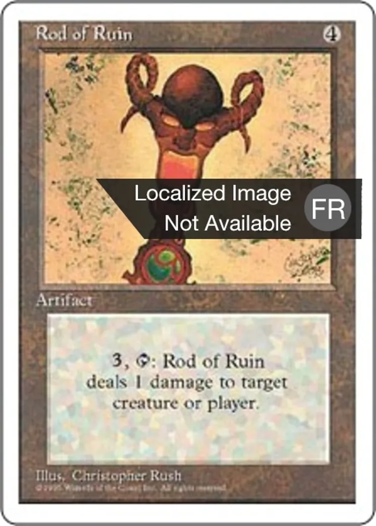 Baguette de ruine — Fourth Edition — Magic: The Gathering