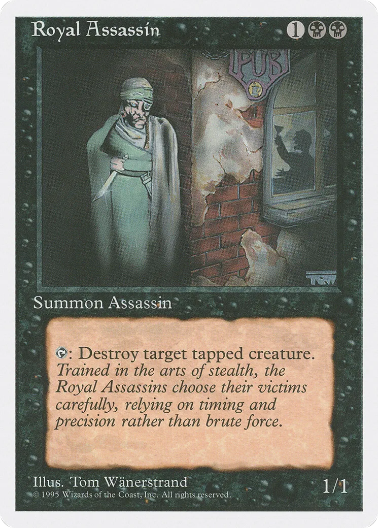 Royal Assassin — Fourth Edition — Magic: The Gathering