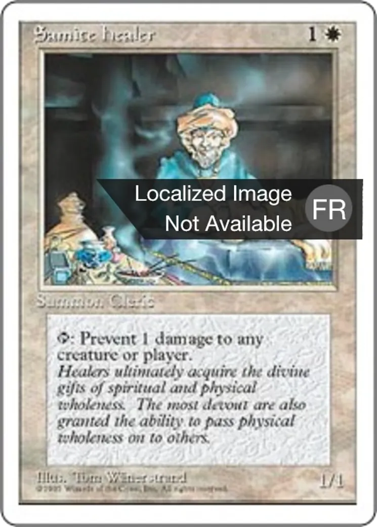 Guérisseur sanctif — Fourth Edition — Magic: The Gathering