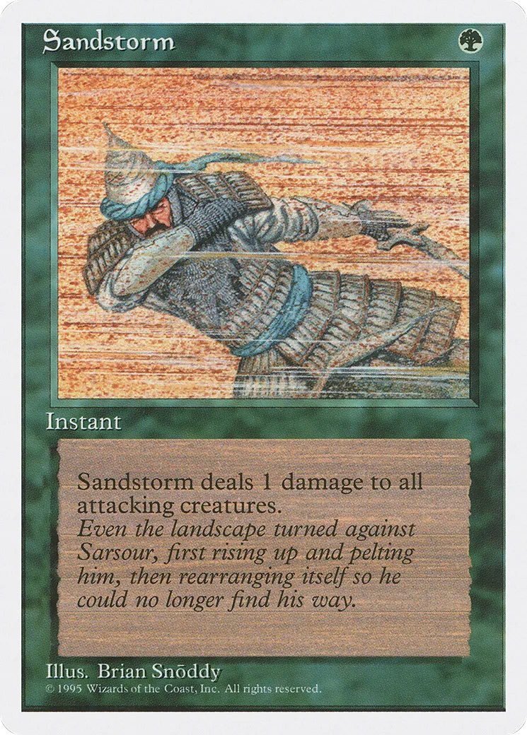 Tempête de sable — Fourth Edition — Magic: The Gathering