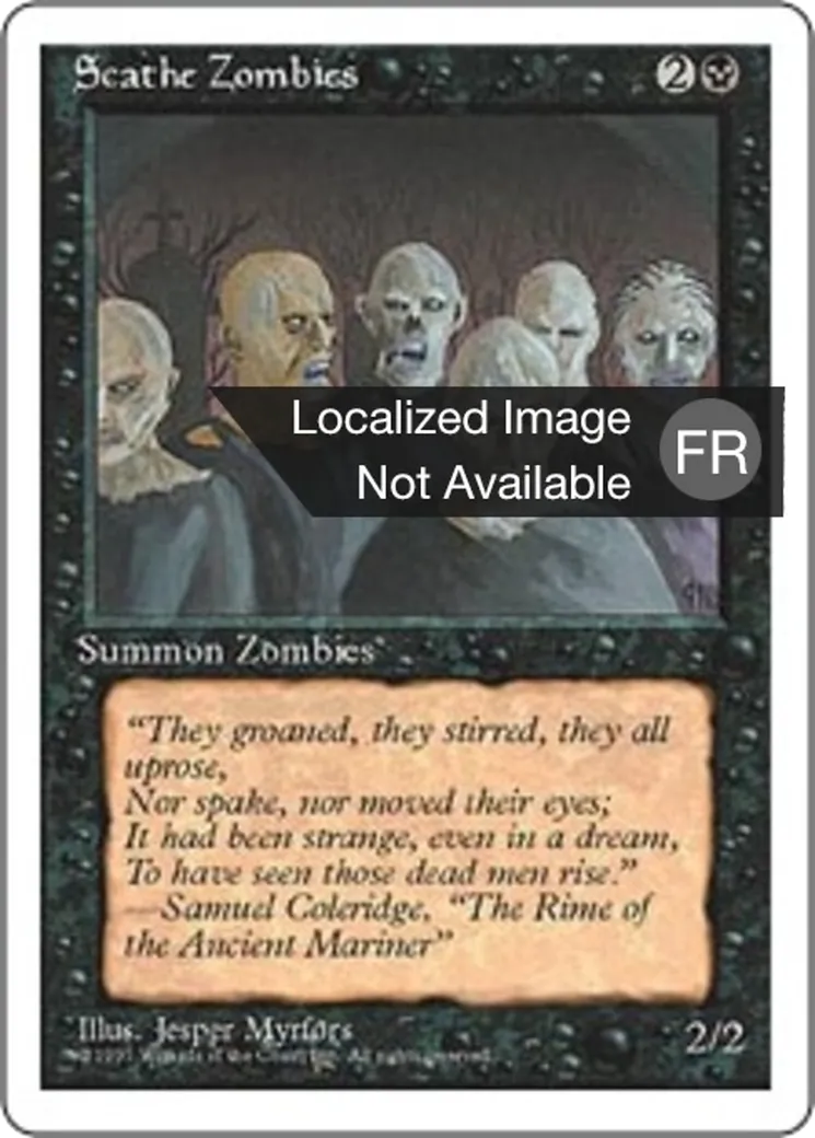 Zombies dévastateurs — Fourth Edition — Magic: The Gathering