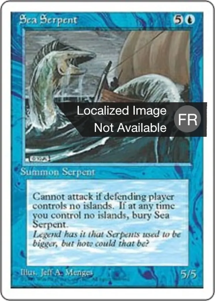 Grand serpent de mer — Fourth Edition — Magic: The Gathering
