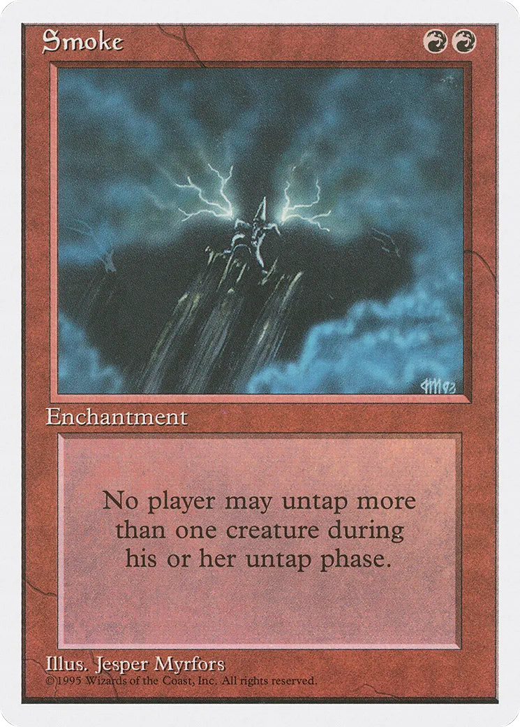 Smoke from Fourth Edition - Magic: The Gathering