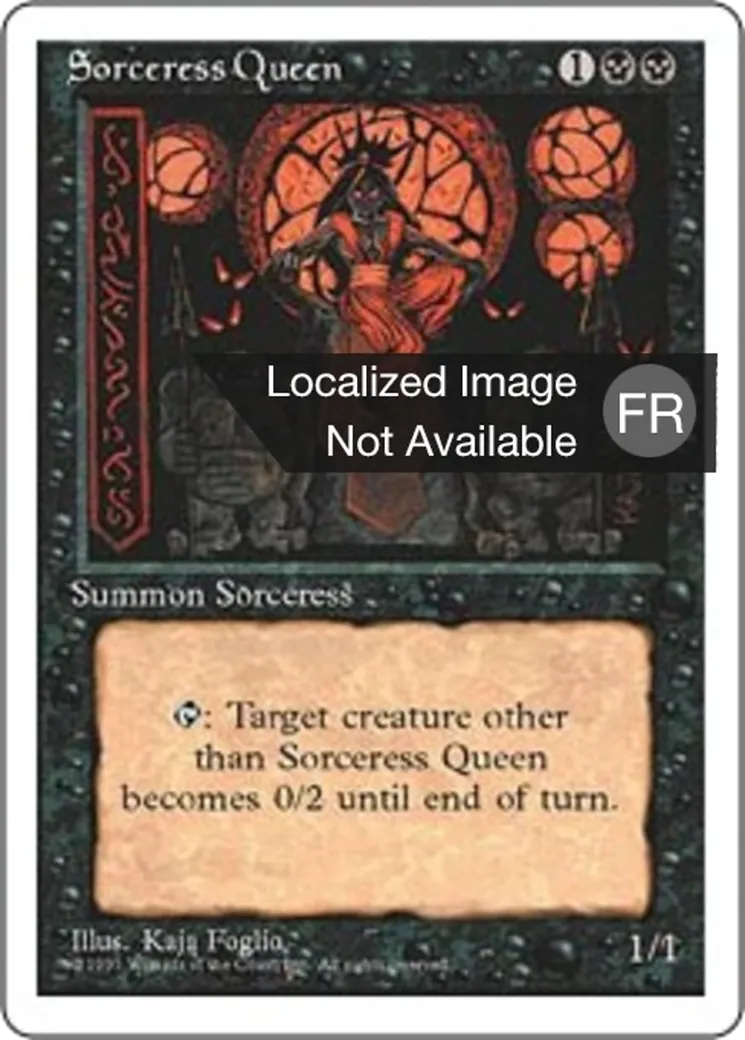 Reine sorcière — Fourth Edition — Magic: The Gathering