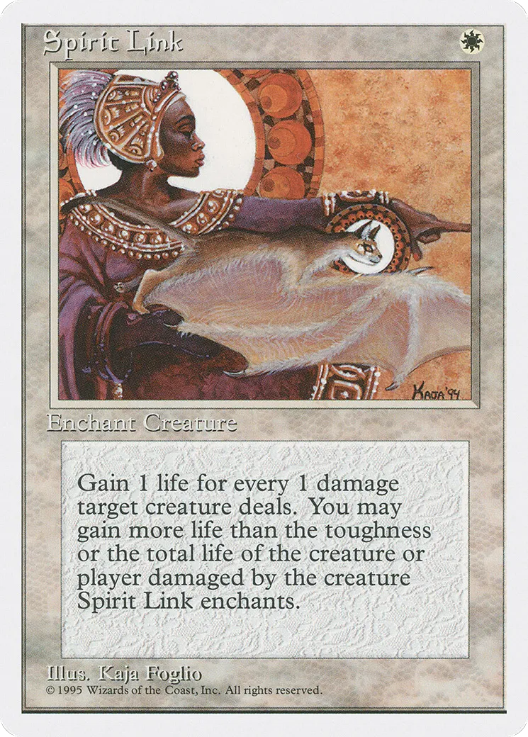 Spirit Link — Fourth Edition — Magic: The Gathering
