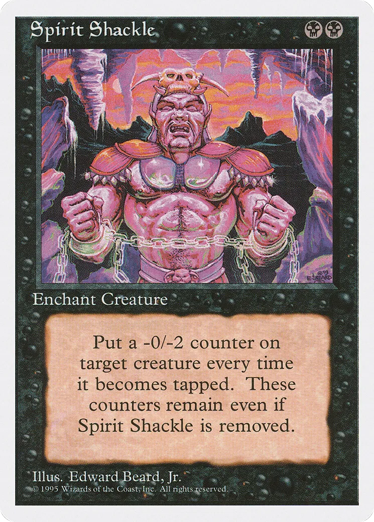 Spirit Shackle — Fourth Edition — Magic: The Gathering
