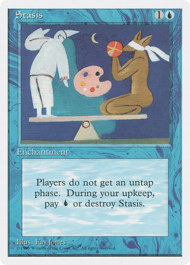 Stasis — Fourth Edition — Magic: The Gathering